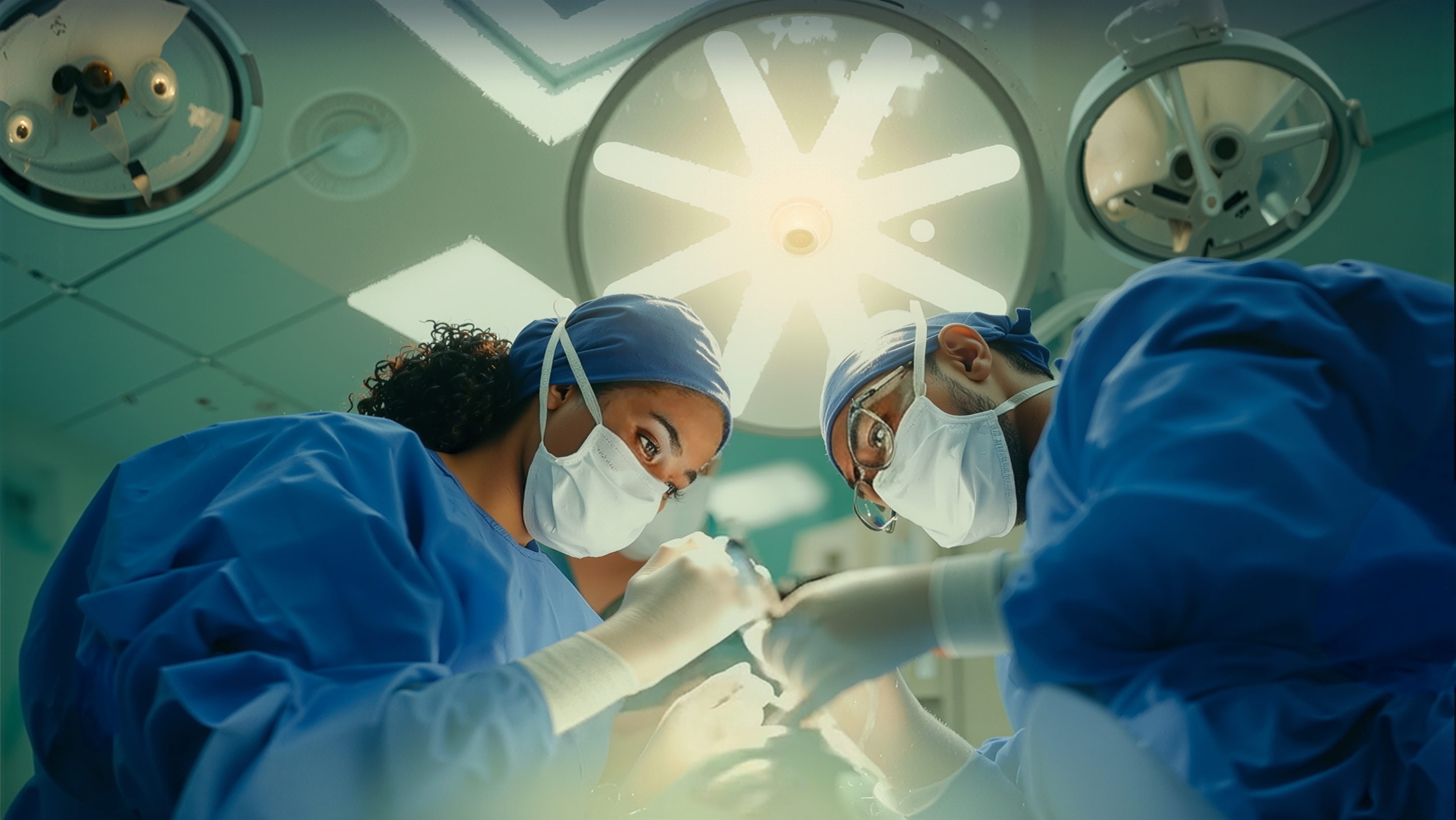 Surgeons in operating room